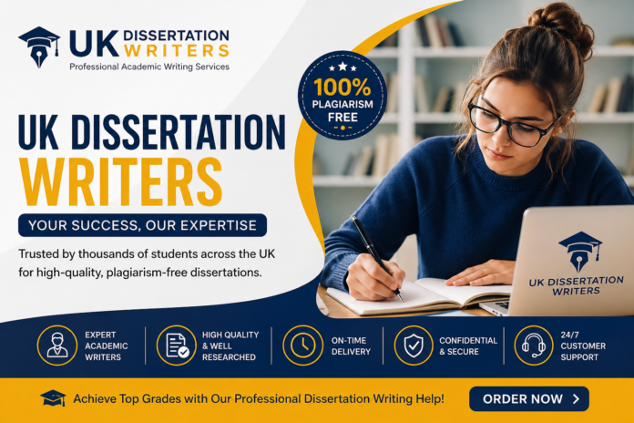 UK dissertation writers providing professional academic help in the UK.