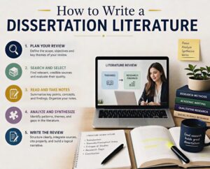 how to write a dissertation literature 