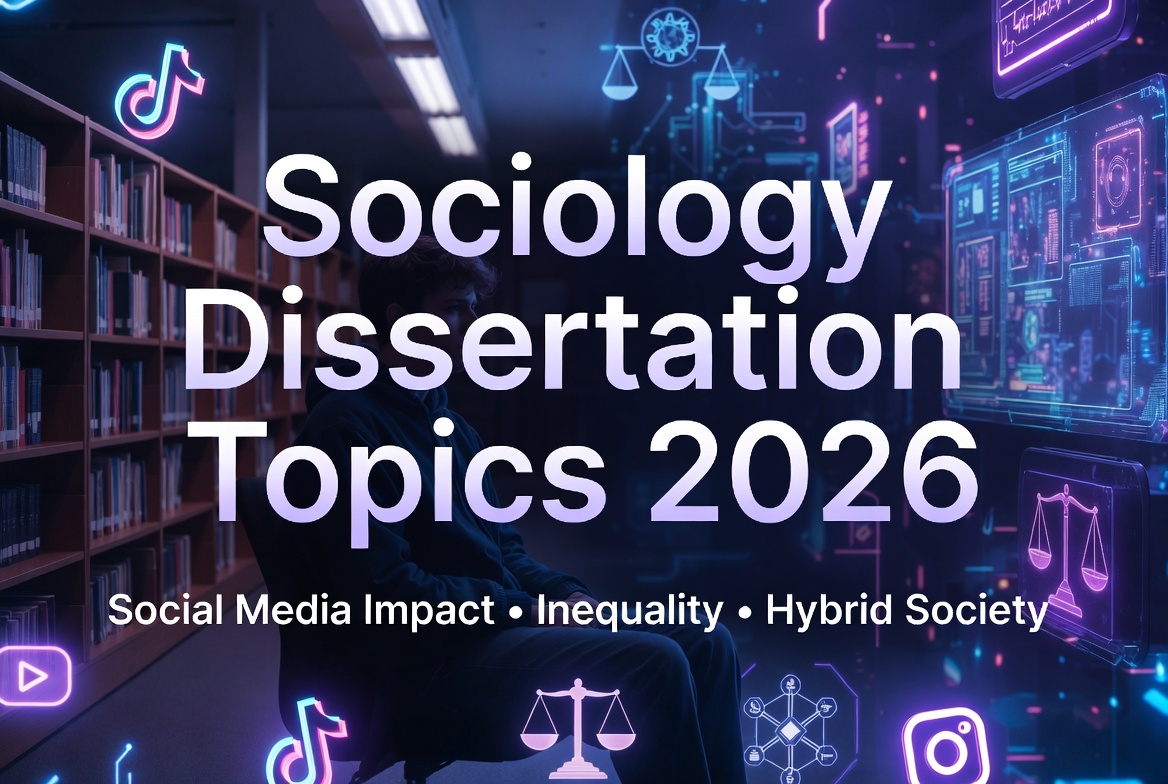 Sociology Dissertation Topics 2026: Social Media Impact, Inequality & Hybrid Society