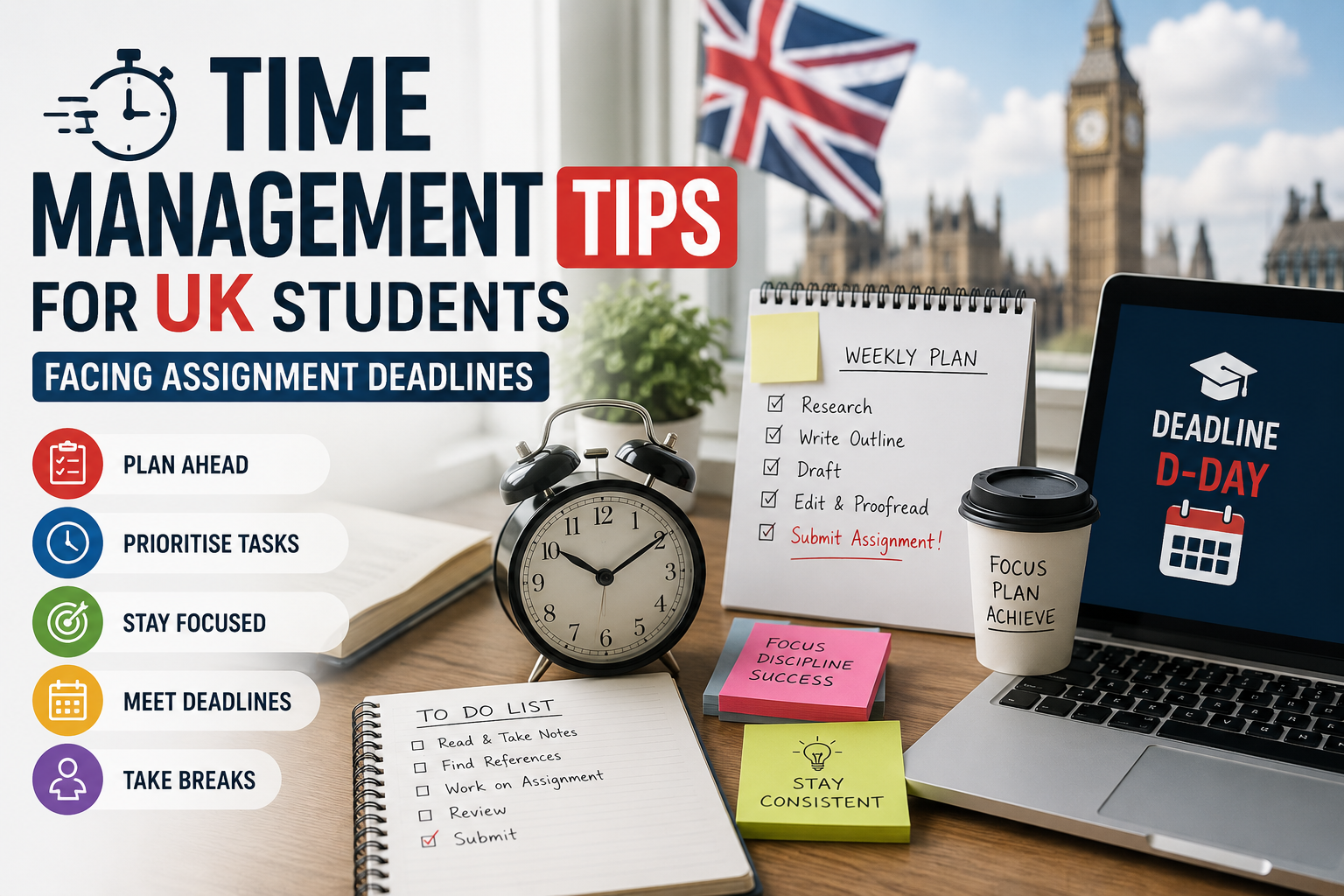 Time Management Tips for UK Students Facing Assignment Deadlines
