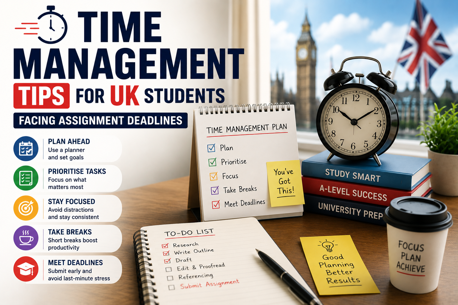Time Management Tips for UK Students Facing Assignment Deadlines