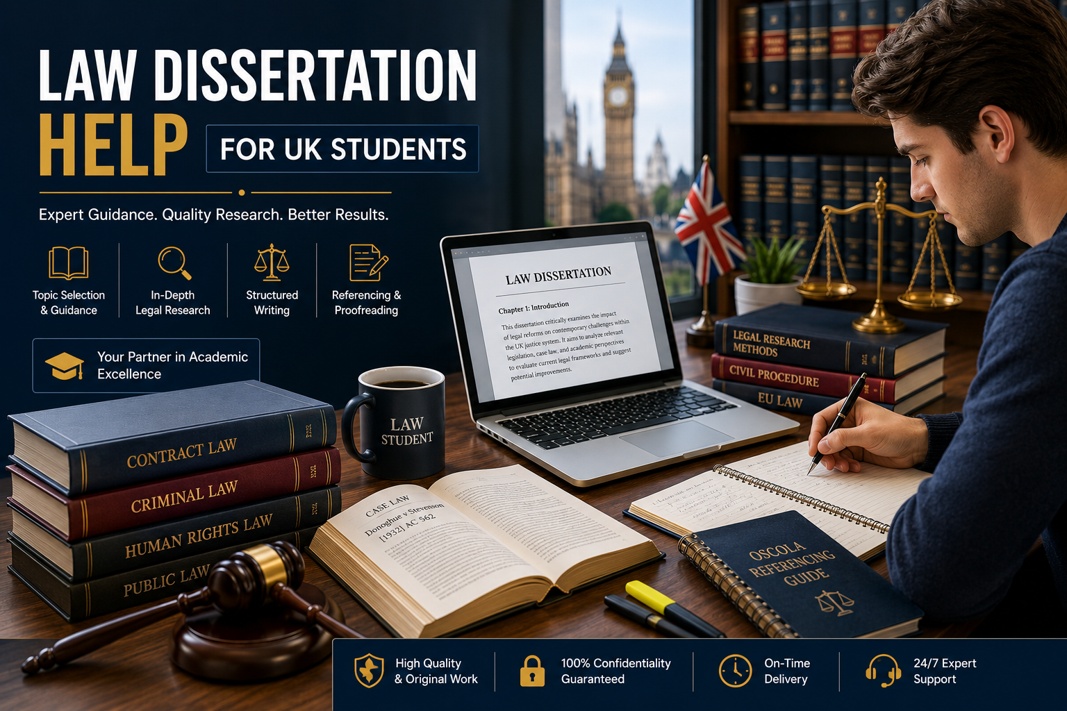 Law Dissertation Help for UK Students: The Ultimate Complete Guide