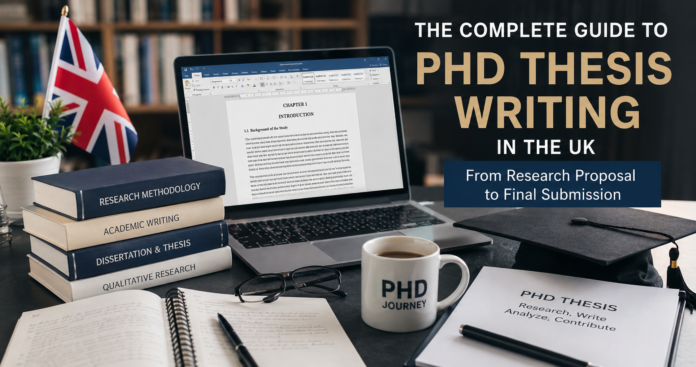 The Complete Guide to PhD Thesis Writing in the UK: From Research Proposal to Final Submission