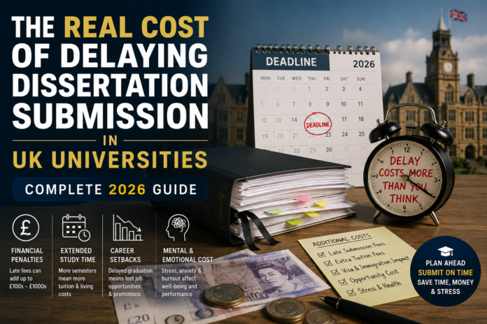 The Real Cost of Delaying Dissertation Submission in UK Universities: Complete 2026 Guide