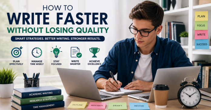 How to Write Faster Without Losing Quality