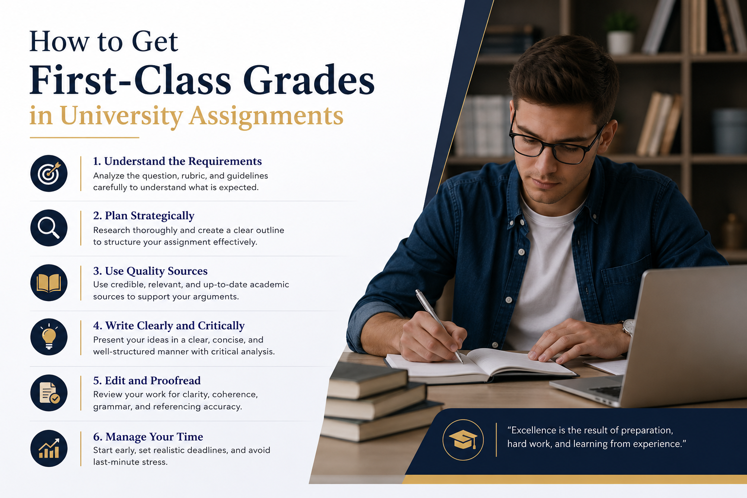 How to Get First-Class Grades in University Assignments