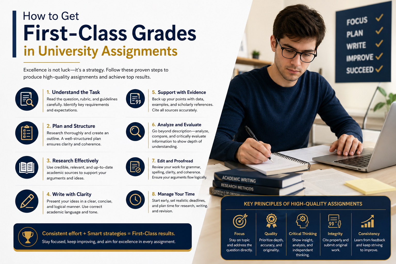 How to Get First-Class Grades in University Assignments