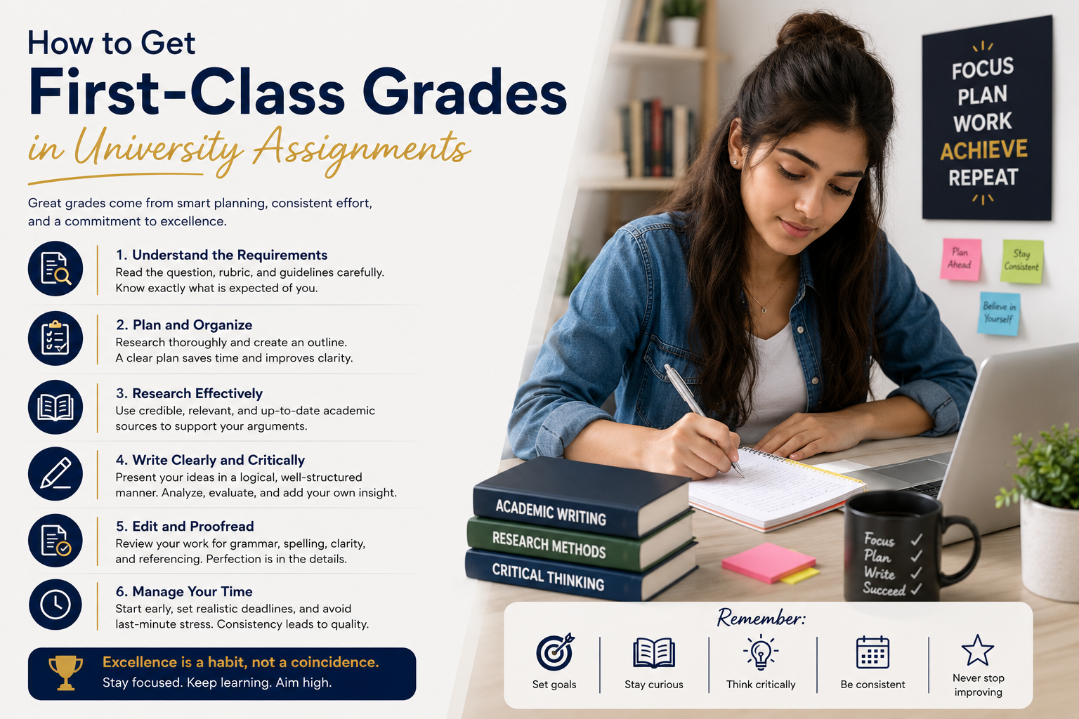 How to Get First-Class Grades in University Assignments