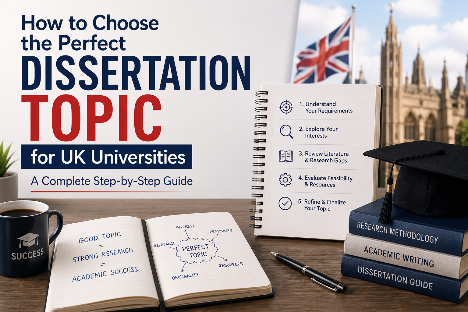 How to Choose the Perfect Dissertation Topic for UK Universities: A Complete Step-by-Step Guide