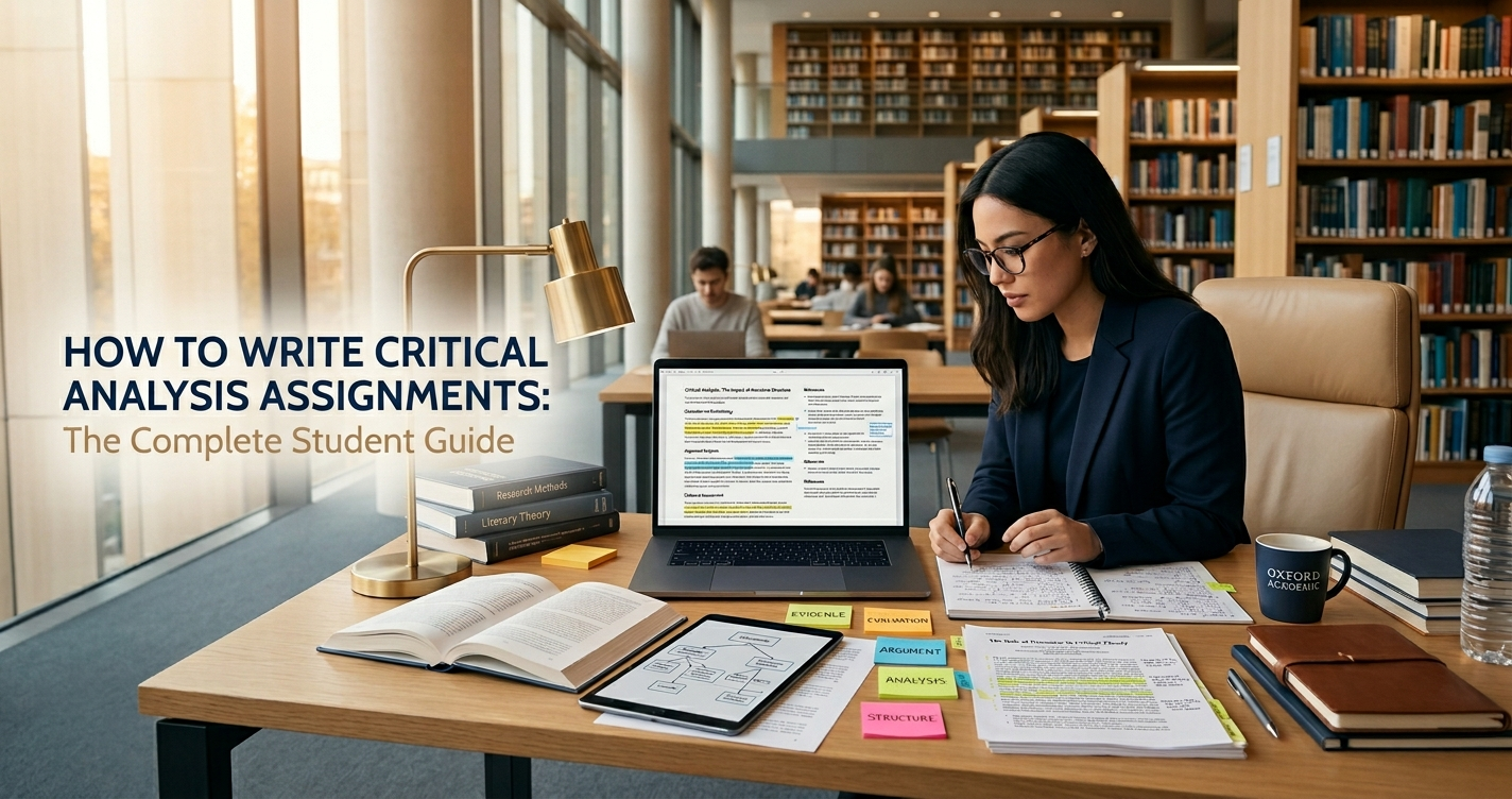 How to Write Critical Analysis Assignments: The Complete Student Guide