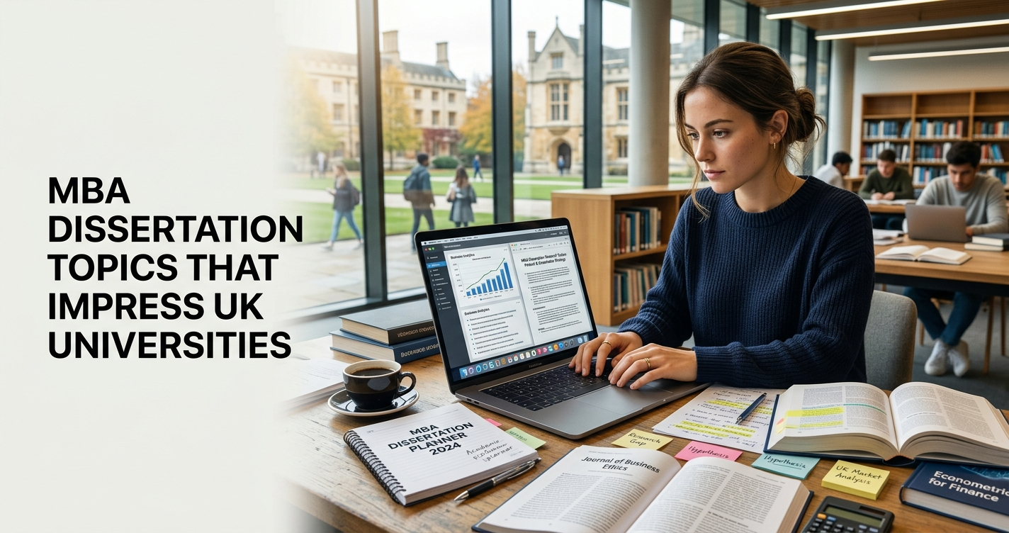 MBA Dissertation Topics That Impress UK Universities: A Complete Guide for 2026 Students