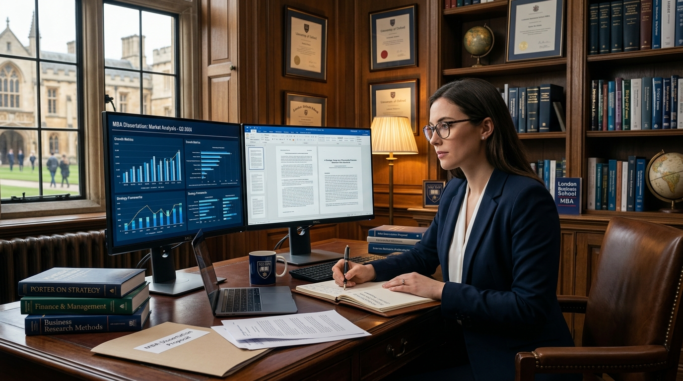 MBA Dissertation Topics That Impress UK Universities: A Complete Guide for 2026 Students