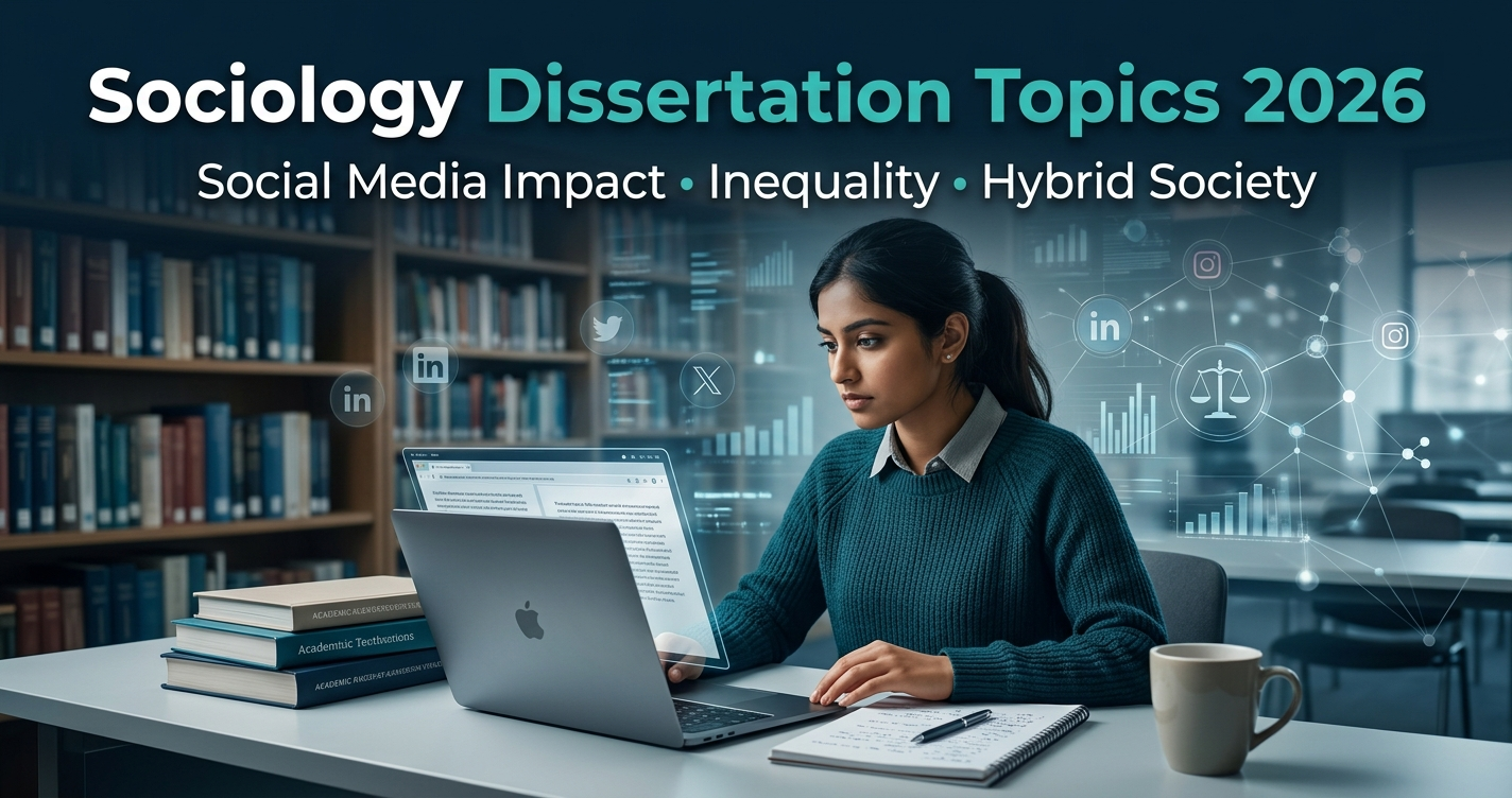 Sociology Dissertation Topics 2026: Social Media Impact, Inequality & Hybrid Society