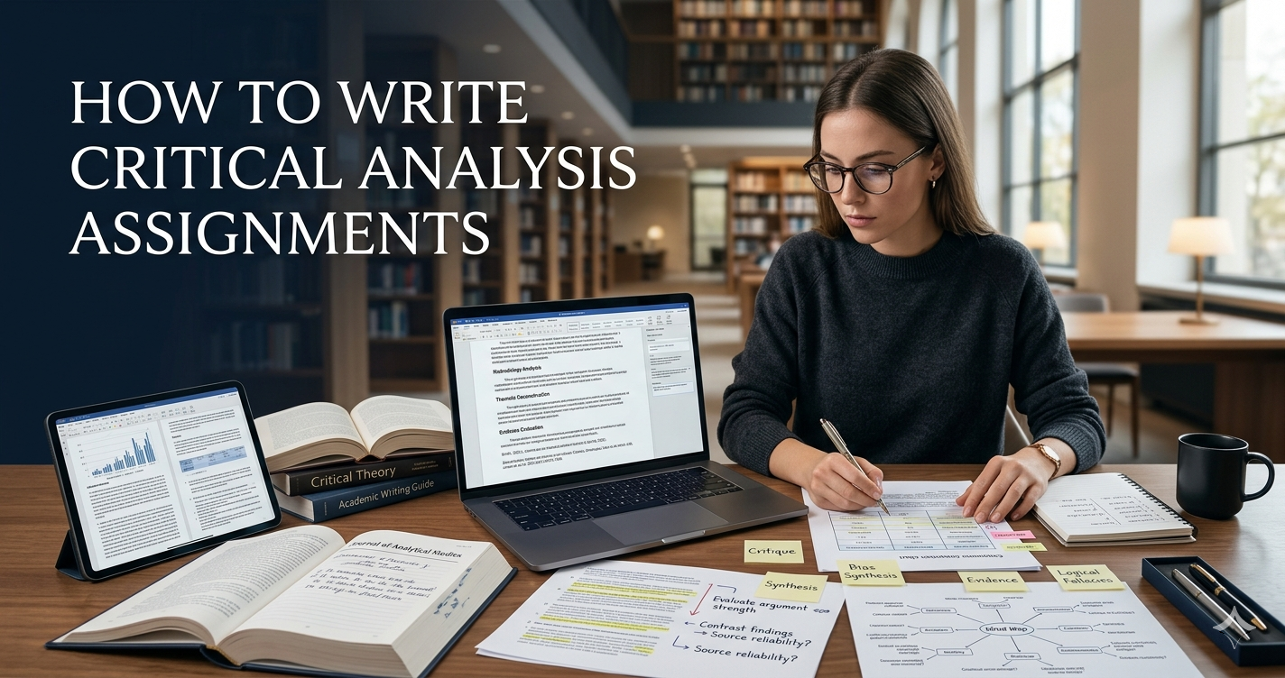How to Write Critical Analysis Assignments: The Complete Student Guide