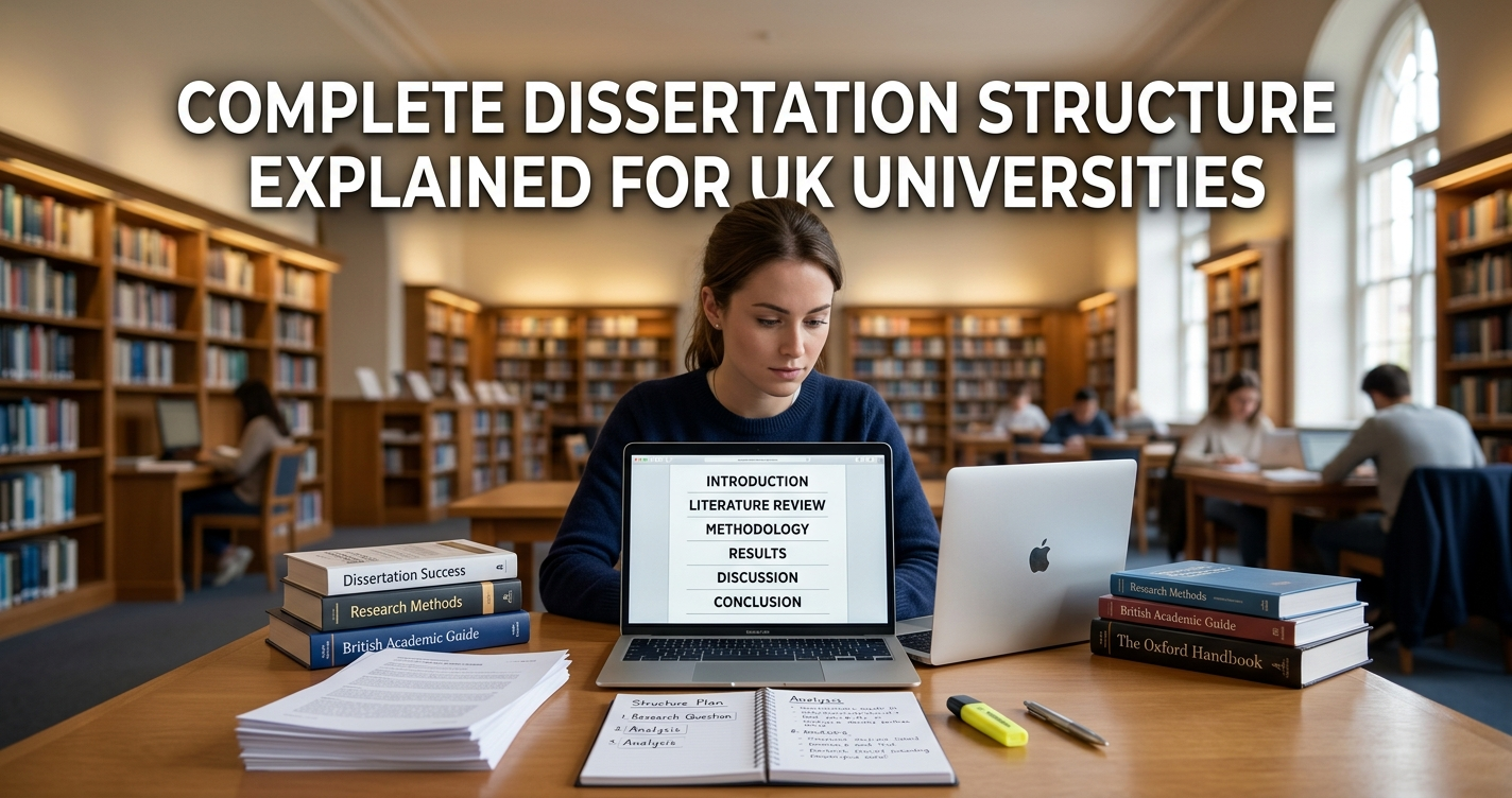 Complete Dissertation Structure Explained for UK Universities: A Step-by-Step Academic Guide