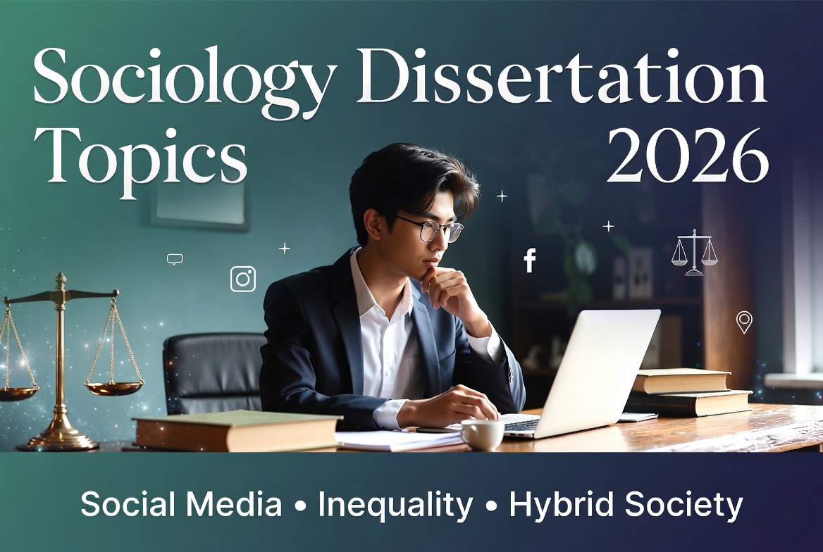 Sociology Dissertation Topics 2026: Social Media Impact, Inequality & Hybrid Society